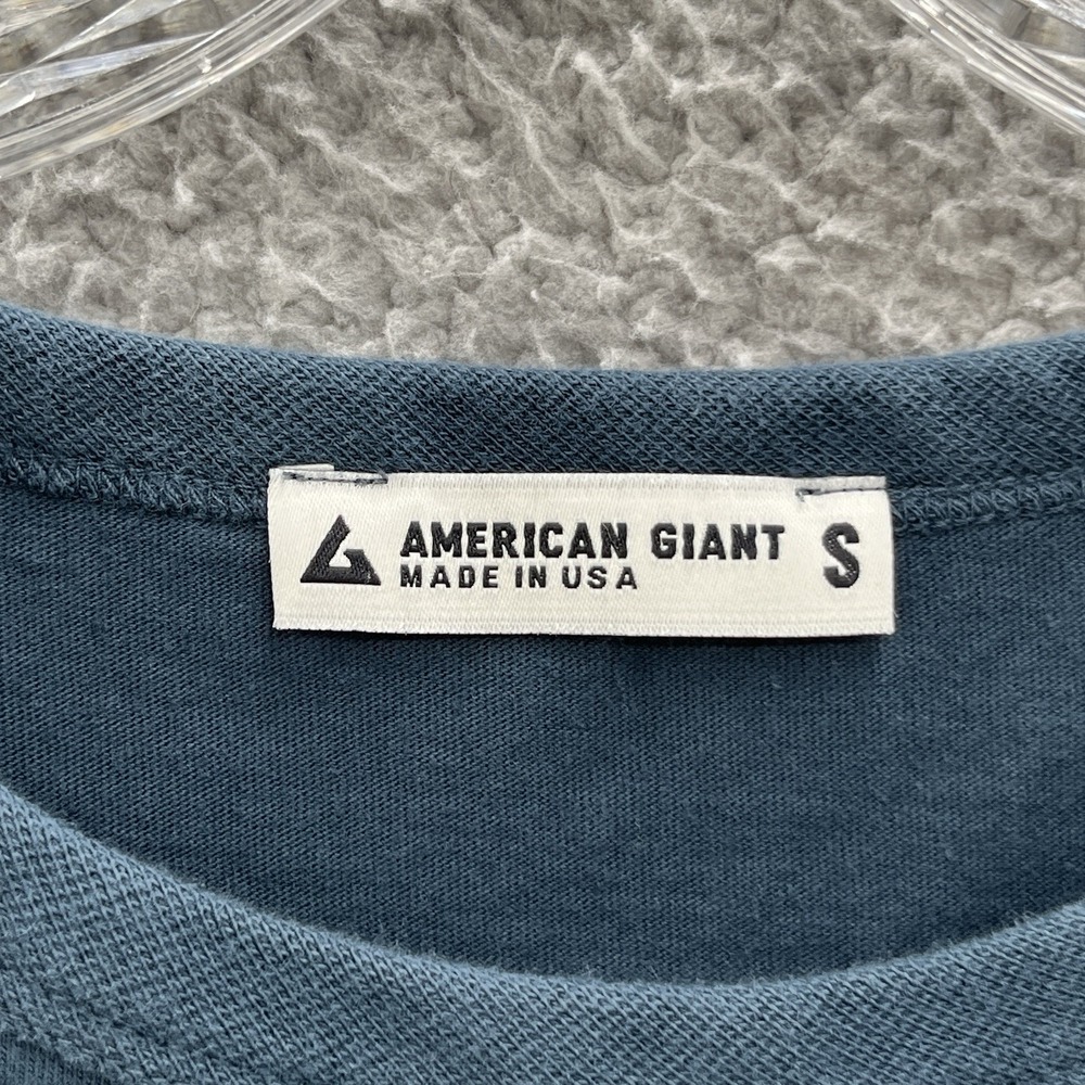 American Giant Dress Women Small Green Cotton Casual T Shirt Side Slit Long Midi - Picture 5 of 11